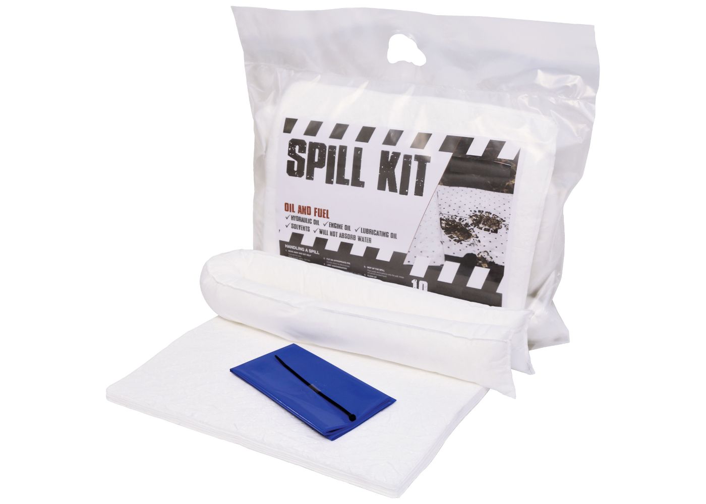 10 Litre Mini Oil Spill Kit