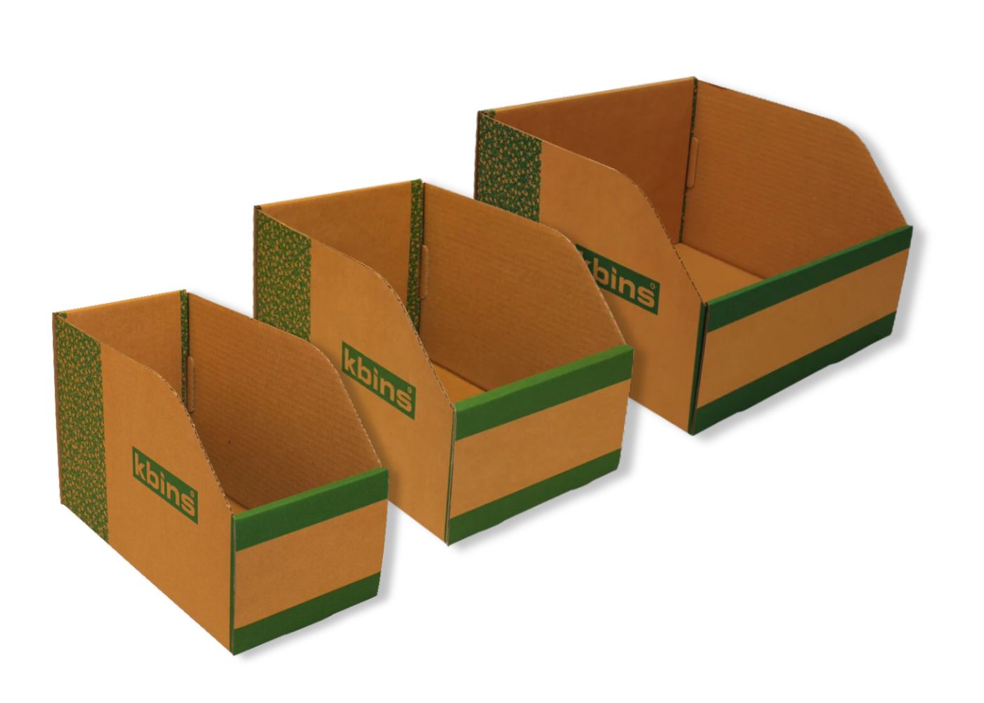300mm (L) x 200mm (H) Cardboard Parts Bins (25 Pack)