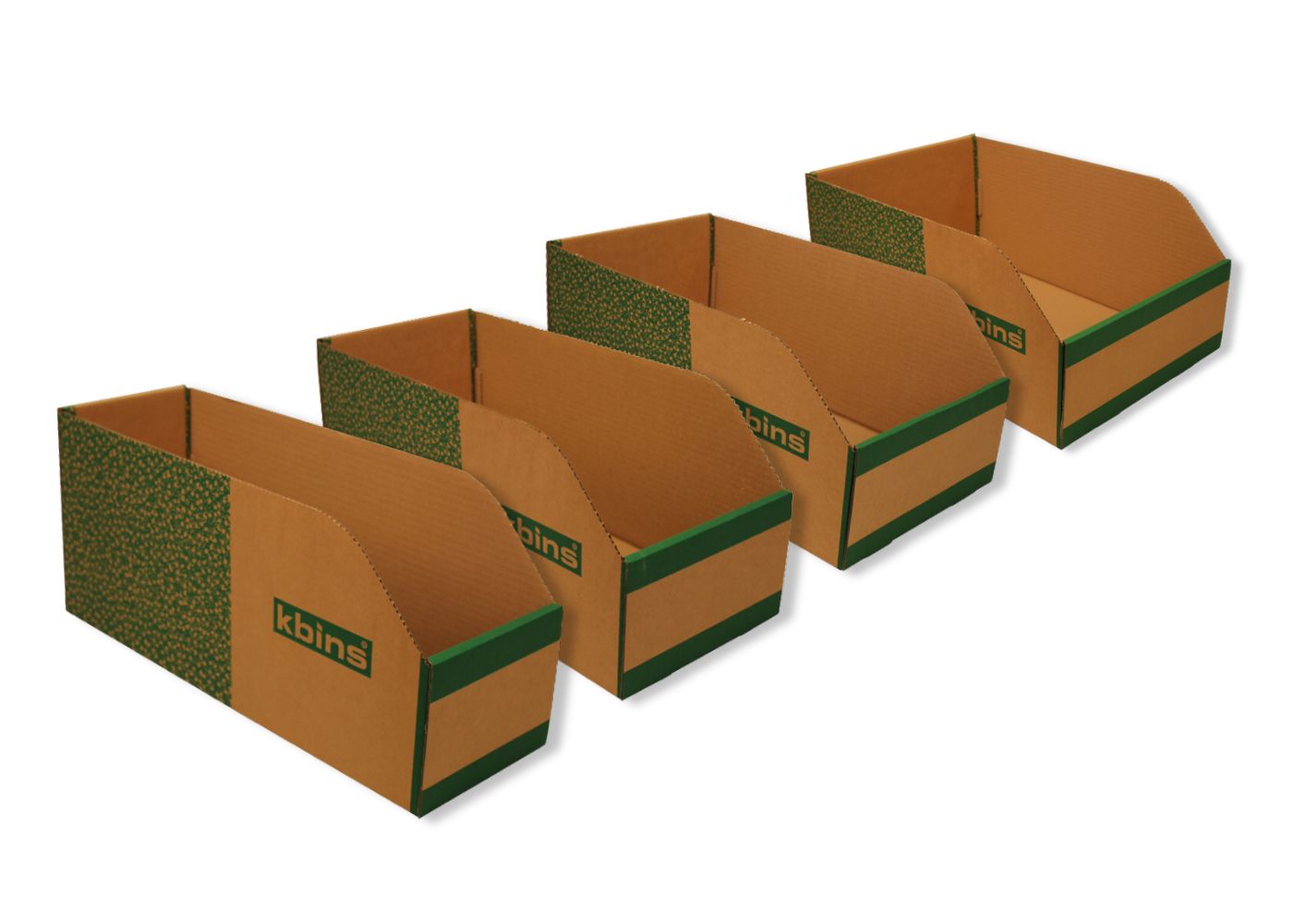 450mm (L) x 200mm (H) Cardboard Parts Bins (25 Pack)