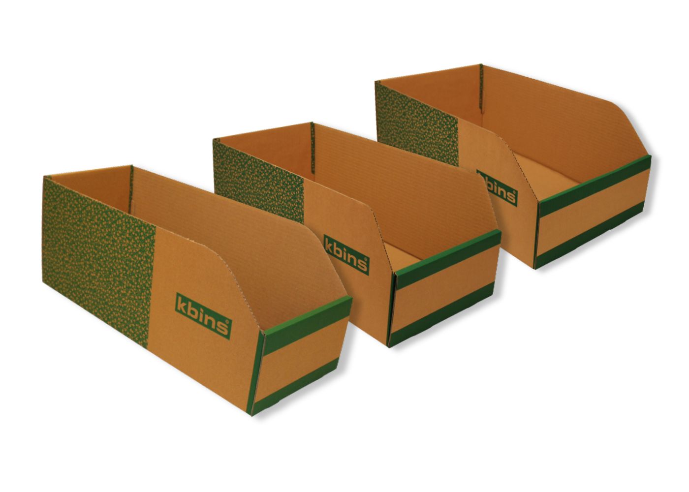 500mm (L) x 200mm (H) Cardboard Parts Bins (25 Pack)