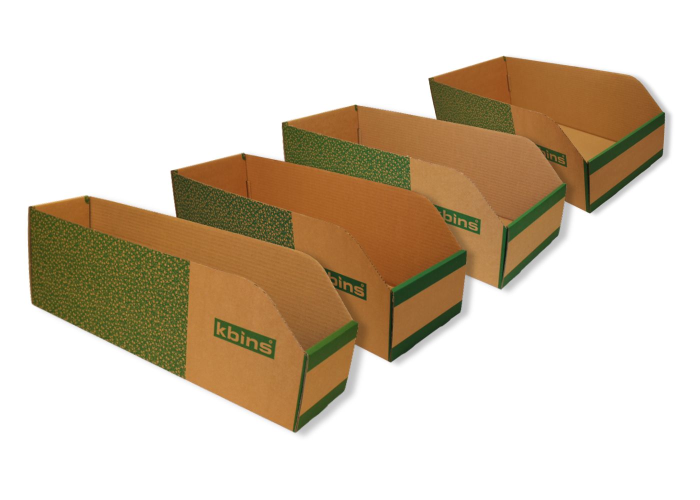 600mm (L) x 200mm (H) Cardboard Parts Bins (25 Pack)
