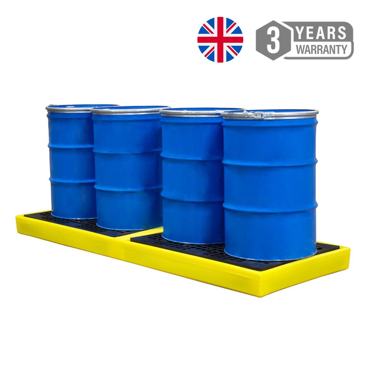 Inline Bunded Workfloor for 4 Standard Drums