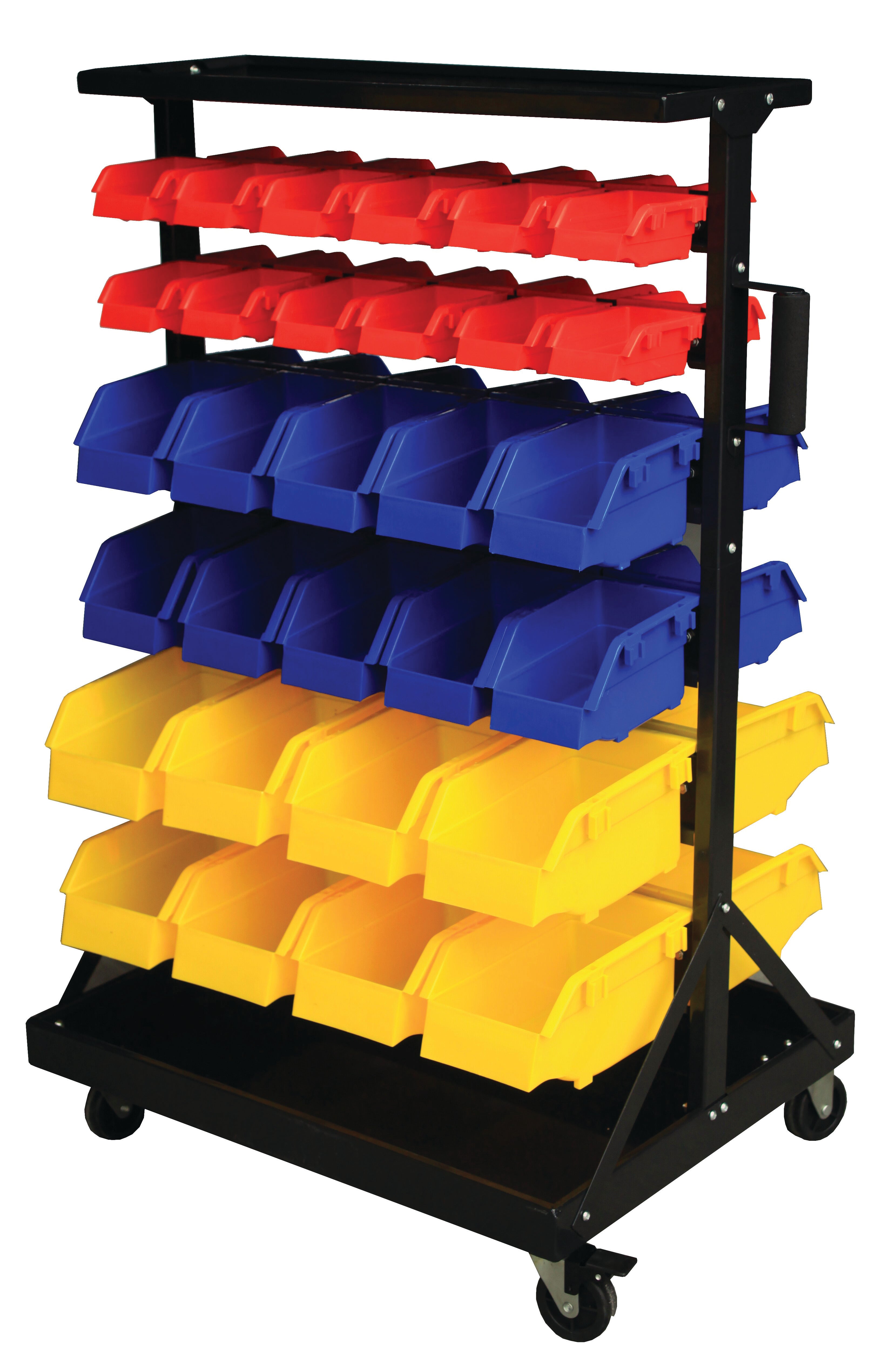 Mobile Double Sided Parts Bin Trolleys
