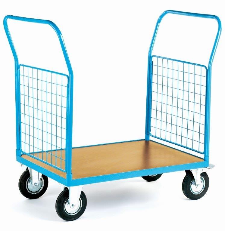 Heavy Duty Platform Trolley With 2 Mesh Ends