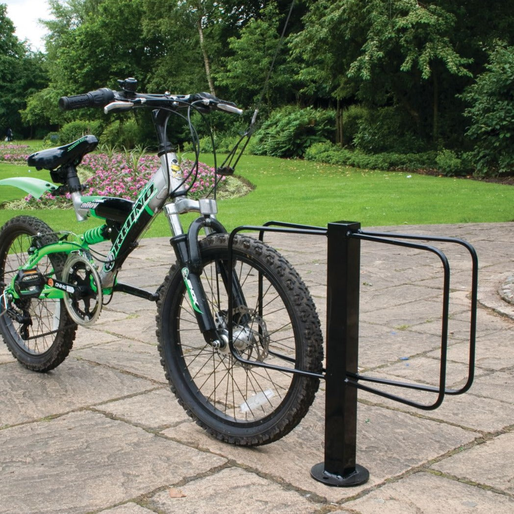 Low Cost Floor-Mounted Bicycle Parking Stand