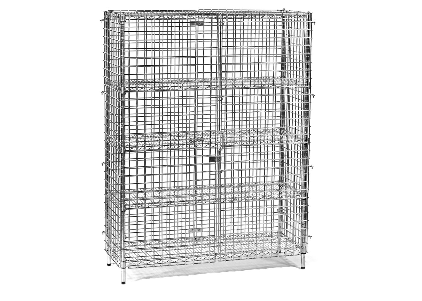 Static Five-Tier Wire Mesh Cage Lockers