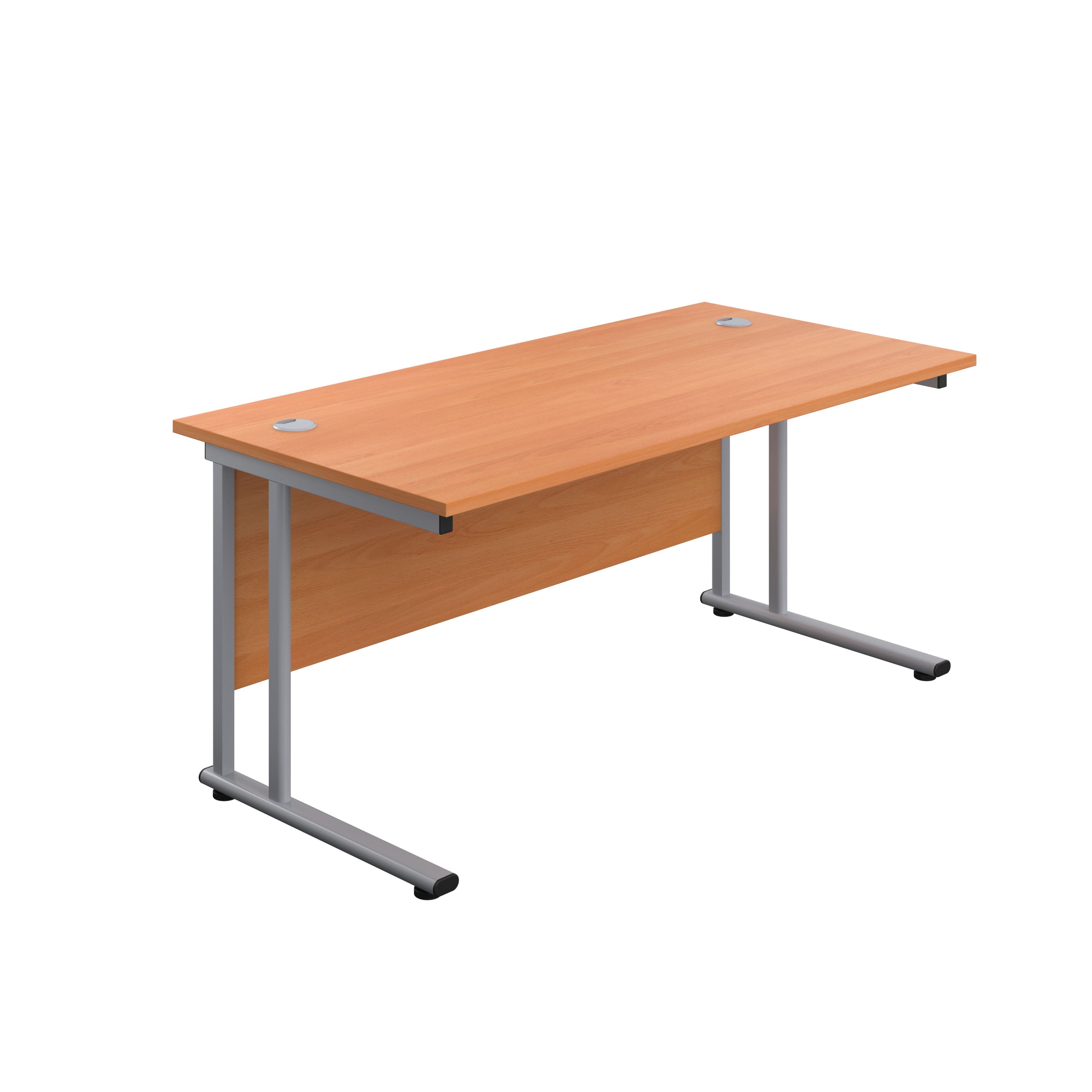 Cantilever Rectangular Office Desks 600mm Deep